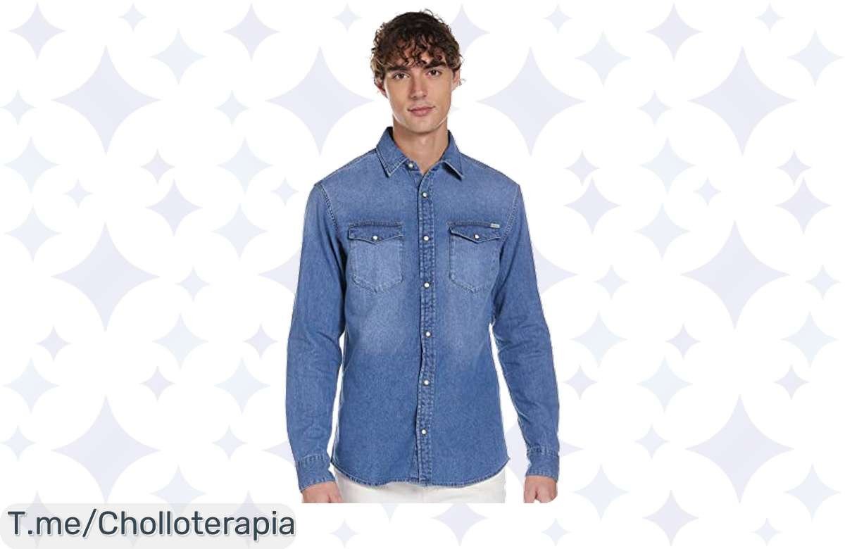 Renueva tu armario con la camisa vaquera Jack & Jones, un ofertón de confort y estilo sencillo que no puedes dejar pasar. ¡Compra ahora antes de que desaparezca!