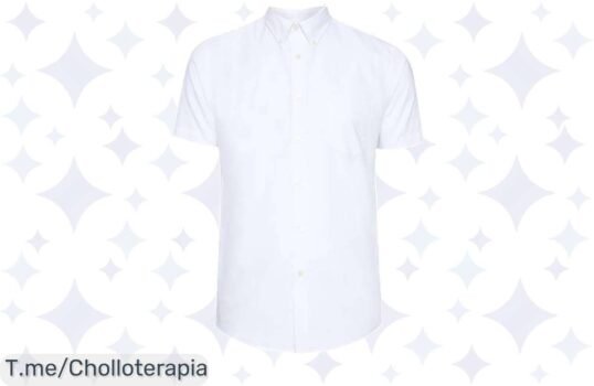 Renueva tu estilo con la camisa de manga corta Ben Sherman en blanco, un super chollo con diseño fresco que elevará tu look ¡Compra ahora y no dejes escapar esta oferta limitada!