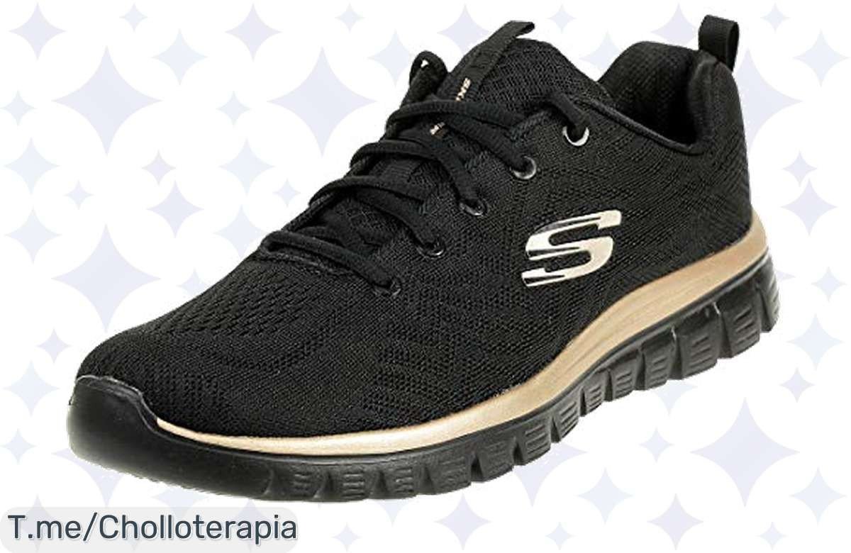 Renueva tu estilo con las Skechers Graceful Get Connected, un super chollo para tus pies. Disfruta de un confort inigualable a un precio de ganga. ¡Compra ya antes que se agoten!