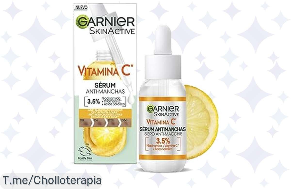 Renueva tu piel con el sérum antimanchas de Garnier, un ofertón que elimine manchas oscuras en solo 6 días. ¡No dejes pasar este precio loco y actúa ya!