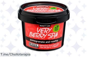 Renueva tu piel y labios con el peeling Beauty Jar Very Berry Spa, un super chollo que iluminará tu belleza ¡No dejes pasar este ofertón, adquiere el tuyo antes de que se agote!