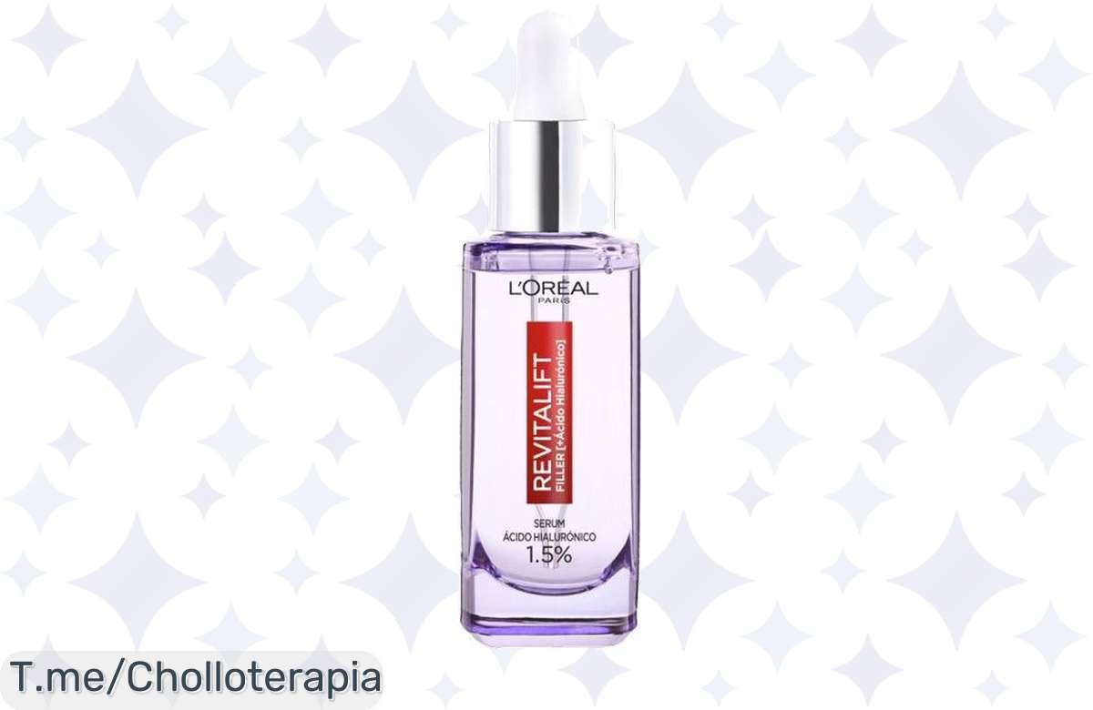 Revitaliza tu piel con el serum antiarrugas L’Oréal Revitalift Filler: un super chollo con ácido hialurónico que borra arrugas ¡aprovecha este ofertón limitado ahora!