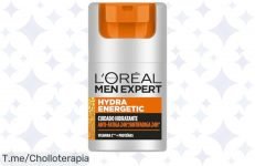 Revitaliza tu piel con la crema hidratante antifatiga de L'Oréal Men Expert, un super chollo que elimina ojeras y líneas de expresión ¡Aprovecha este ofertón antes que se acabe!