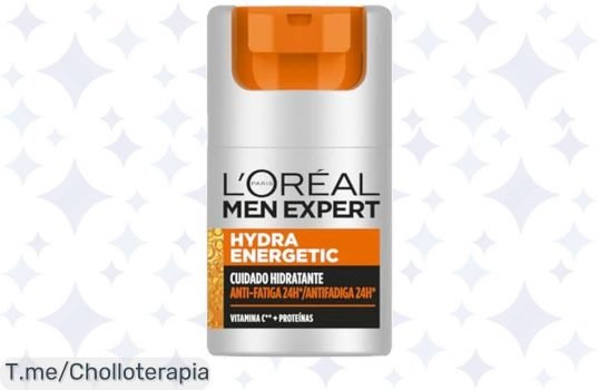 Revitaliza tu piel con la crema hidratante antifatiga de L'Oréal Men Expert, un super chollo que elimina ojeras y líneas de expresión ¡Aprovecha este ofertón antes que se acabe!