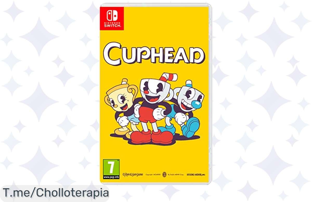 Revive la magia de los 30 con Cuphead para Nintendo Switch: super chollo en cooperativo, desafía jefes épicos y disfruta de un precio loco. ¡Compra ya antes de que se acabe!