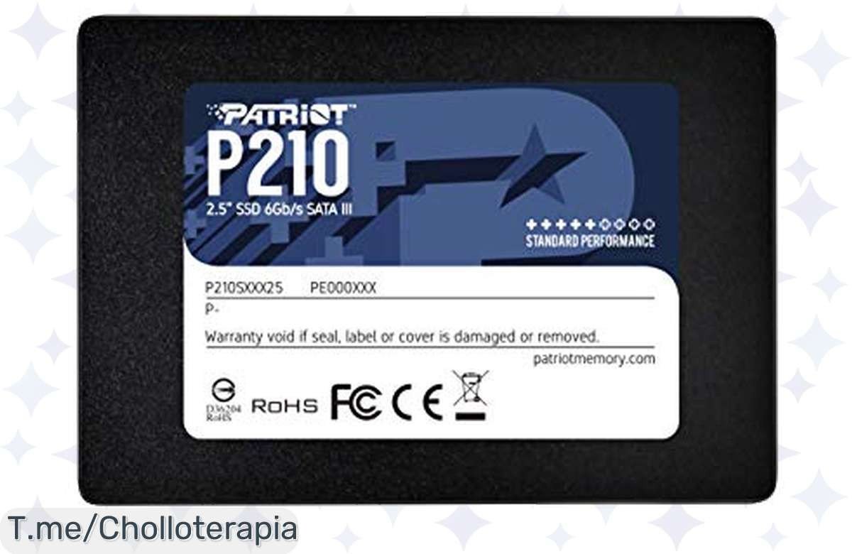 Revoluciona tu PC con el Patriot P210 SSD 512GB: velocidad vertiginosa, seguridad total y rendimiento increíble a un precio loco. Oferta limitada, actúa ya y no te quedes sin él.