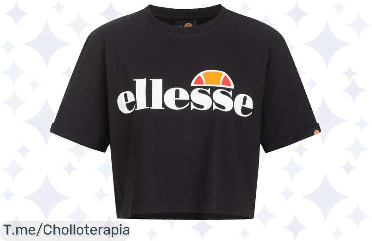 Revoluciona tu armario con la camiseta crop ellesse Alberta, el ofertón que transforma tu look y resalta tu figura. ¡Aprovecha este super chollo antes de que se agote!