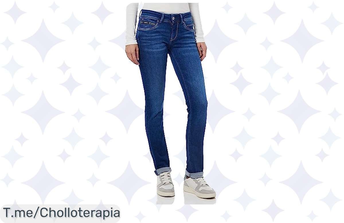Revoluciona tu guardarropa con los Pepe Jeans New Brooke, los vaqueros más cómodos y estilosos del momento. ¡Super chollo que no puedes dejar escapar, compra ya!