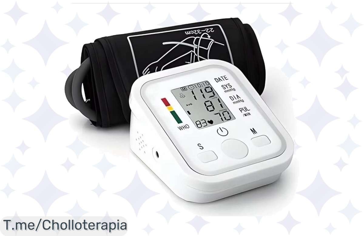 Revolutiona tu salud con el tensiómetro de brazo digital, validado clínicamente, ¡un super chollo que no puedes dejar pasar! Compra ahora y cuida tu bienestar antes de que se agote.