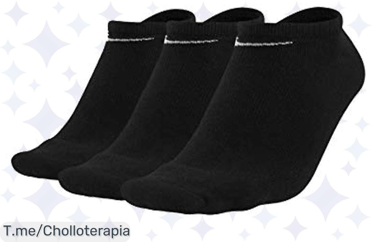 Siente el confort total con los calcetines NIKE Everyday Lightweight, super chollo con tela suave que te hará lucir increíble. ¡Compra ahora antes de que se agoten!