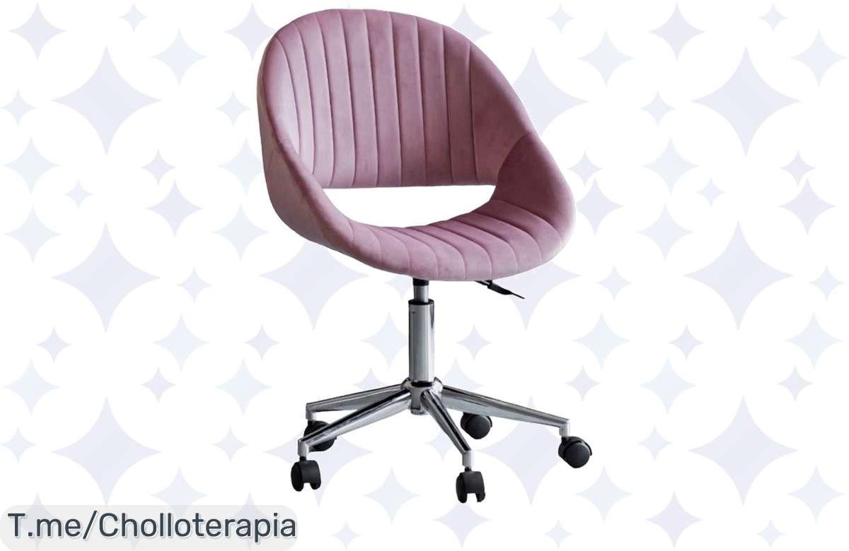 Silla de Tocador de Terciopelo en oferta: elegante, cómoda y ajustable. Dale un giro a tu rincón con este chollo único. ¡Apresúrate, las unidades son limitadas!