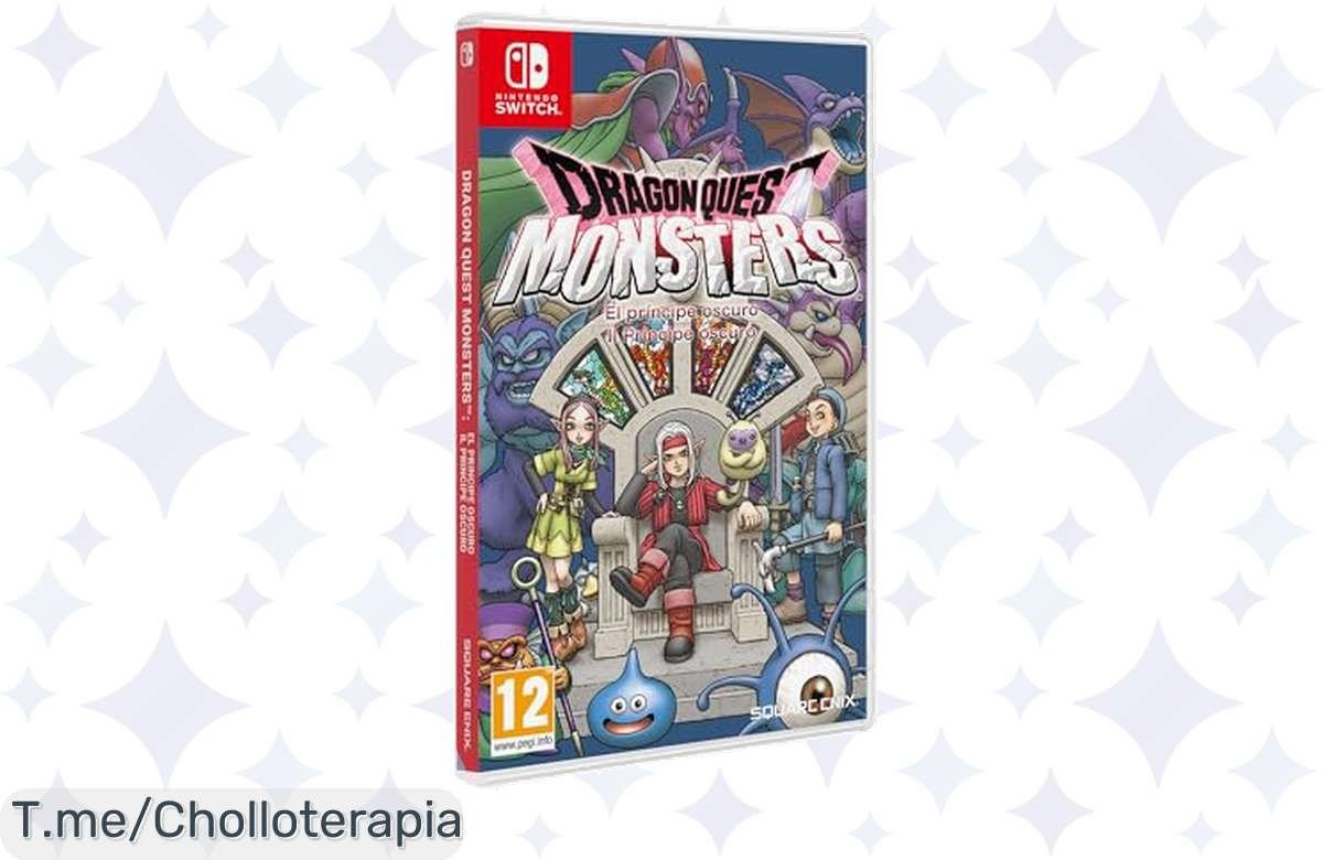Sumérgete en Dragon Quest Monsters El Príncipe Oscuro y combate más de 500 monstruos en una aventura única. Aprovecha el precio loco y hazte con tu copia ya, ¡oferta limitada!