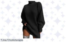 Super chollo del invierno: Suéter Cuello Alto Mujer Elegante con un precio loco y calidad nunca vista ¡Compra ahora y no te quedes sin el tuyo antes de que se agote!