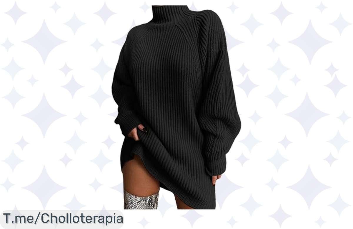 Super chollo del invierno: Suéter Cuello Alto Mujer Elegante con un precio loco y calidad nunca vista. ¡Compra ahora y no te quedes sin el tuyo antes de que se agote!