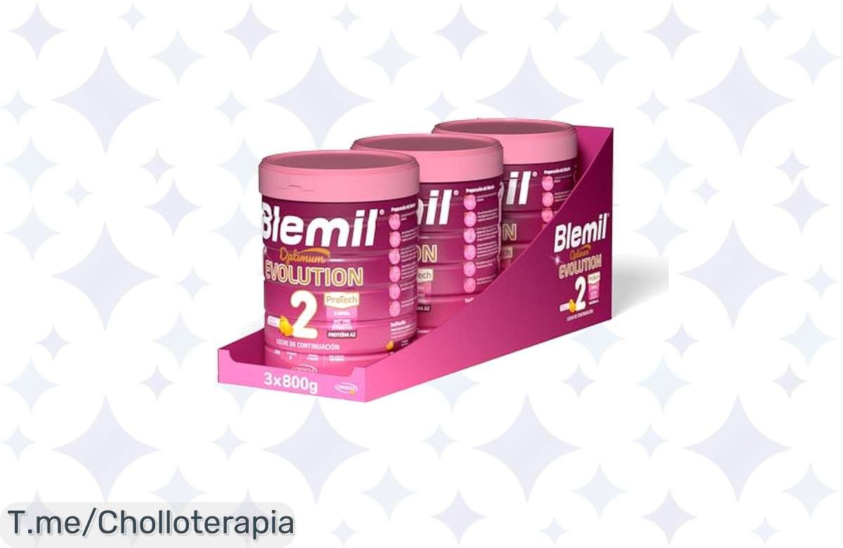 Super chollo en Blemil 2 Optimum Evolution 3PACK: proteínas A2 y nutrientes de la leche materna para un crecimiento óptimo. ¡Compra ahora antes de que se acabe!
