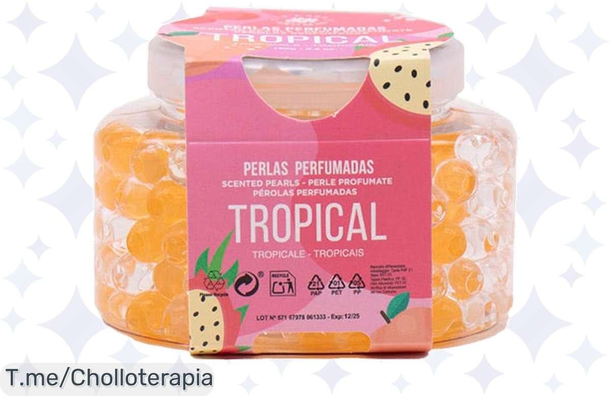 Transforma Tu Hogar en un Paraíso Aromático con las Perlas Perfumadas Mikaromas Tropical: ¡Super Chollo de Bienestar! Oferta Limitada, ¡Compra Ahora y Siente la Frescura!