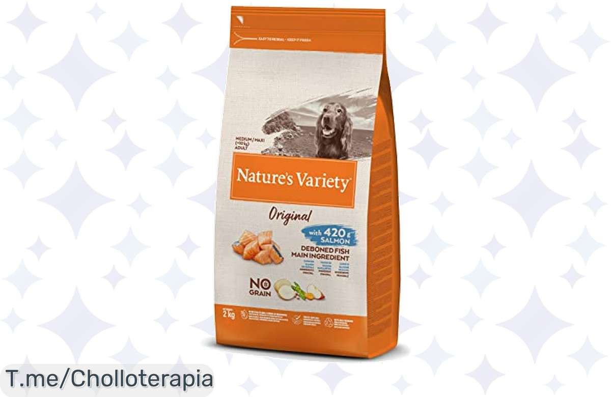 Transforma la alimentación de tu perro con Nature’s Variety Original No Grain: un super chollo para su pelaje y salud. Oferta limitada, ¡compra ya y dale lo mejor!