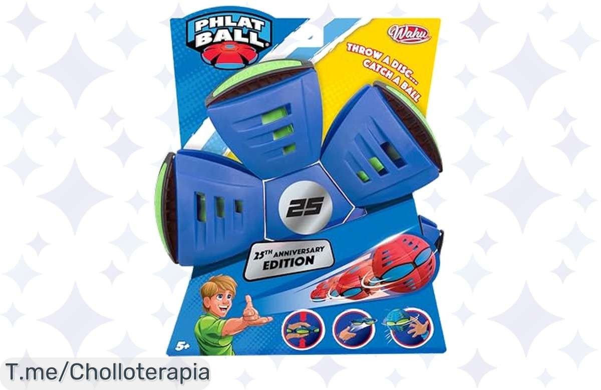 Transforma la diversión al aire libre con Wahu Phlat Ball Classic: el ofertón que combina disco volador y pelota ¡Haz que cada día sea un día de juego! Compra ahora y aprovecha el precio loco.