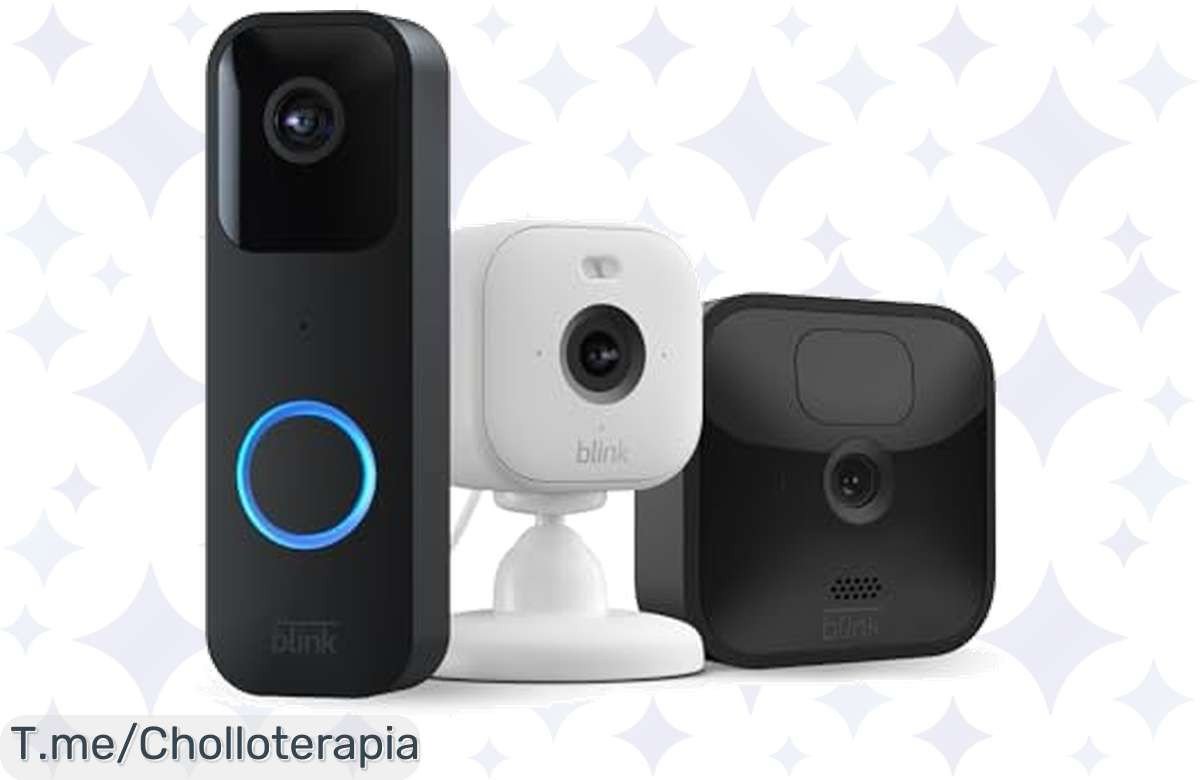 Transforma la seguridad de tu hogar con el kit Blink: ¡Cámara, Mini 2 y Videotimbre para que tengas control total! Aprovecha este ofertón limitado y compra ahora.