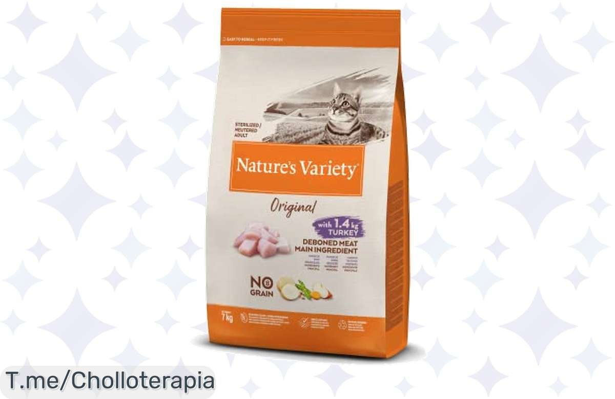 Transforma la vida de tu gato con Nature’s Variety Original No Grain: ¡chollo de salud y pelaje! Aprovecha este ofertón limitado y alimenta su felicidad ya mismo.