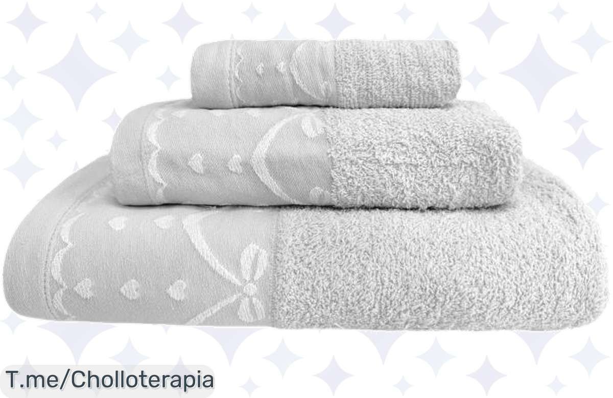 Transforma tu baño en un oasis de confort con el set de toallas ILOVEHOME, ¡super chollo de suavidad y estilo que no puedes dejar pasar! ¡Compra ahora y disfruta!