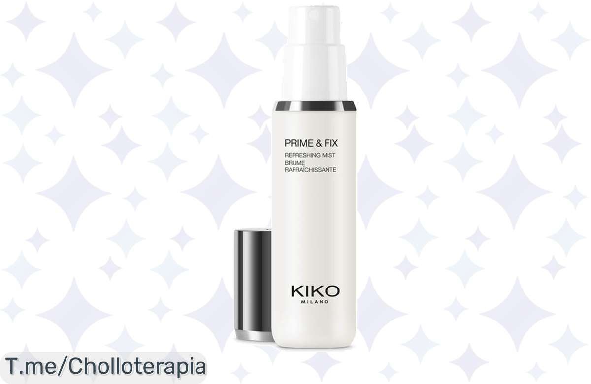 Transforma tu belleza con el ofertón del Prime & Fix Refreshing Mist de KIKO Milano, un chollo que refresca y fija tu maquillaje ¡Consíguelo antes de que se agote!