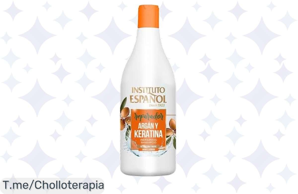 Transforma tu cabello con el Champú Argán y Keratina, elimina puntas abiertas y luce brillante. No dejes pasar este chollo único, ¡compra ya antes de que se agote!