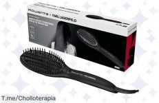 Transforma tu cabello con el cepillo alisador Rowenta x Karl Lagerfeld, ¡super chollo! Alisa desde la raíz y despídete del encrespamiento ¡Aprovecha este ofertón limitado!