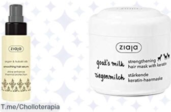 Transforma tu cabello con el ofertón Ziaja Argán Serum y Leche de Cabra Mascarilla: ¡Adiós frizz, hola brillo radiante! No pierdas esta oportunidad, actúa ya y deslumbra