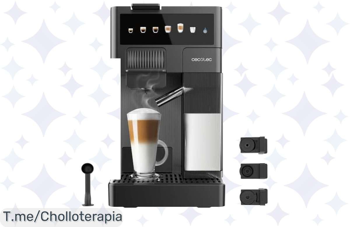 Transforma tu café en arte con la Cecotec Cafetera Espresso Compacta: 6 tipos de café y espuma perfecta. No te pierdas este super chollo, ¡cómprala ya y sorprende a todos!