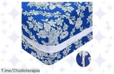 Transforma tu cama en un oasis de confort con la funda estampada Almeritex 2000, un super chollo que no puedes dejar pasar ¡Compra ya antes de que se agote!