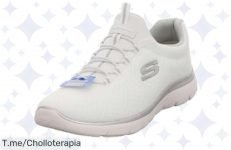 Transforma tu caminar con las Skechers Summits Lite: malla transpirable y plantilla viscoelástica a un precio loco ¡Aprovecha este ofertón limitado y actúa ya!