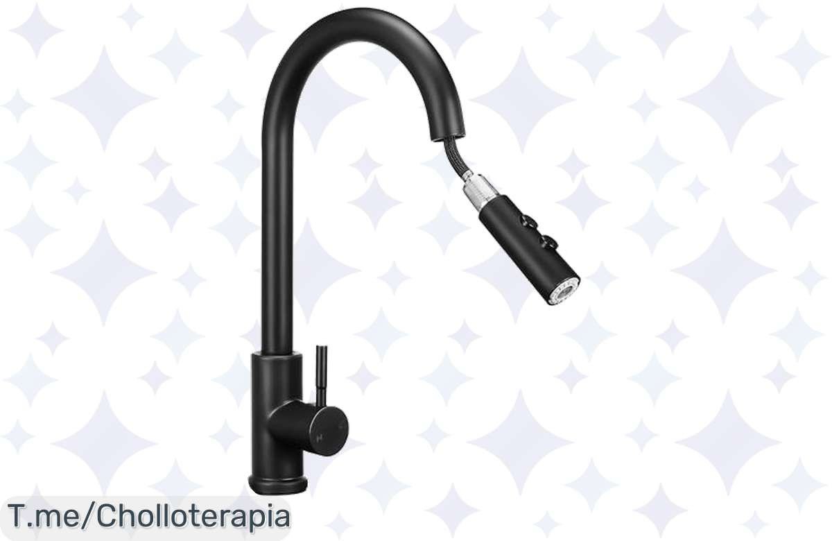 Transforma tu cocina con el grifo giratorio 360° de acero inoxidable a precio loco, ¡super chollo que no puedes dejar escapar! Aprovecha el descuento brutal antes de que se agote.