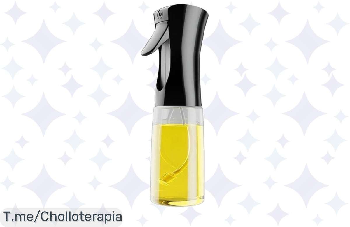 Transforma tu cocina con el pulverizador de aceite CIRE JRG, ¡super chollo de 200ml para controlar porciones saludables! ¡Aprovecha este ofertón limitado antes de que se agote!