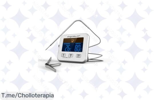 Transforma tu cocina con el termómetro digital Aigostar Elliott: precisión en 3 segundos y fácil fijación Aprovecha este ofertón y sorprende a todos ¡Compra ya!