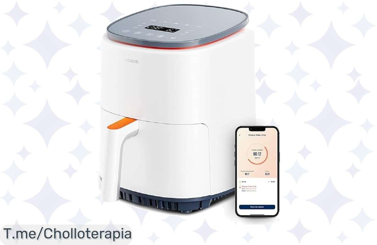 Transforma tu cocina con la COSORI Freidora de Aire: cocina saludable con 97% menos aceite y sabores irresistibles. ¡Aprovecha este ofertón único y compra ya!