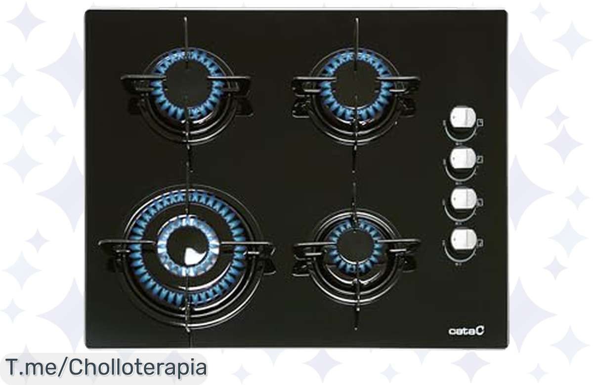 Transforma tu cocina con la Cata CIB 6031 BK: 4 potentes quemadores de gas, diseño elegante y ahorro energético. ¡Super chollo! Oferta limitada, compra ya y no te quedes sin ella!