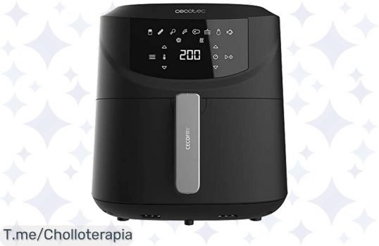 Transforma tu cocina con la Cecote Freidora sin Aceite de 7,6 L: disfruta de tus platos favoritos de forma saludable a un precio loco ¡Actúa ya antes de que se agote!