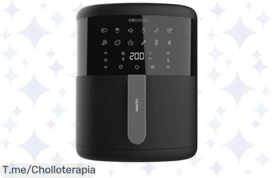 Transforma tu cocina con la Freidora Sin Aceite Cecotec Bombastik 6000: precio loco para platos irresistibles y saludables ¡Aprovecha este ofertón y cómprala ya!