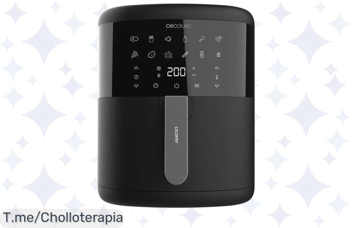 Transforma tu cocina con la Freidora Sin Aceite Cecotec Bombastik 6000: precio loco para platos irresistibles y saludables. ¡Aprovecha este ofertón y cómprala ya!