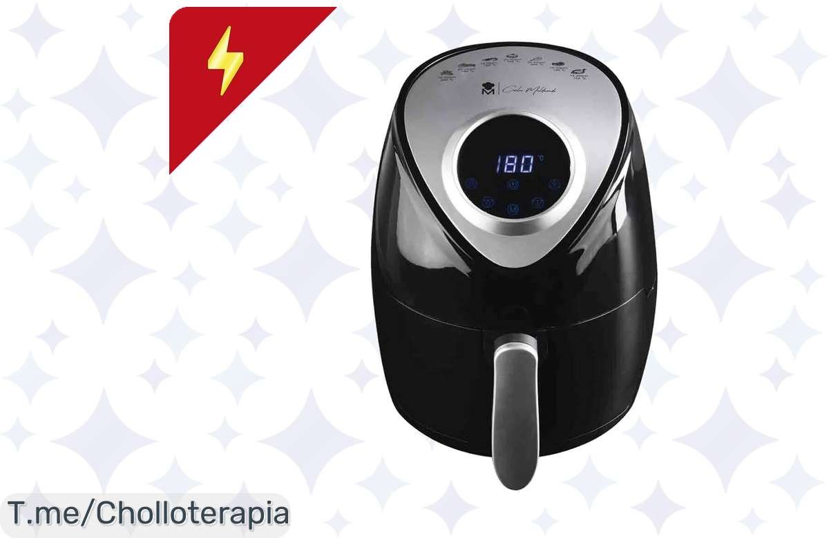 Transforma tu cocina con la Freidora de Aire Masterpro, ¡ofertón nunca visto! Cocina saludable y deliciosa en minutos. Aprovecha este precio loco antes de que se agote.