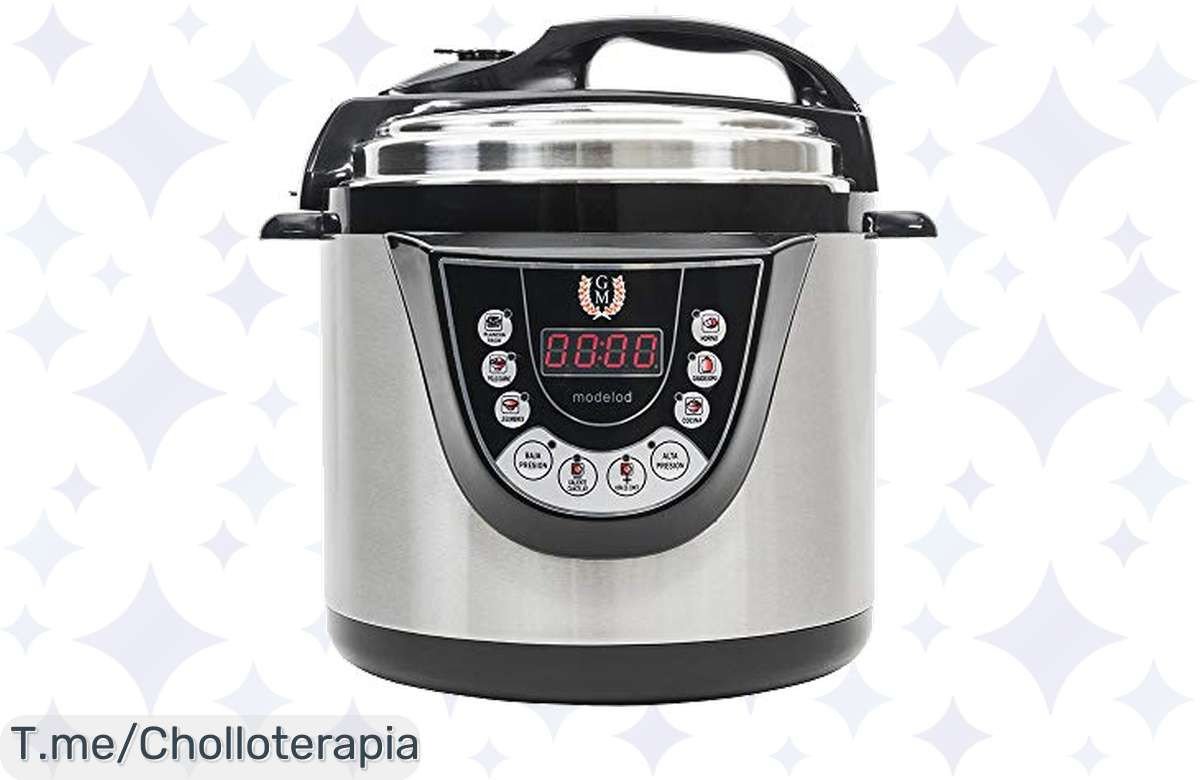 Transforma tu cocina con la Olla Eléctrica Cecotec: ¡un super chollo de 6L que cocina y fríe al instante! Aprovecha este ofertón único y compra ahora antes de que se agote.