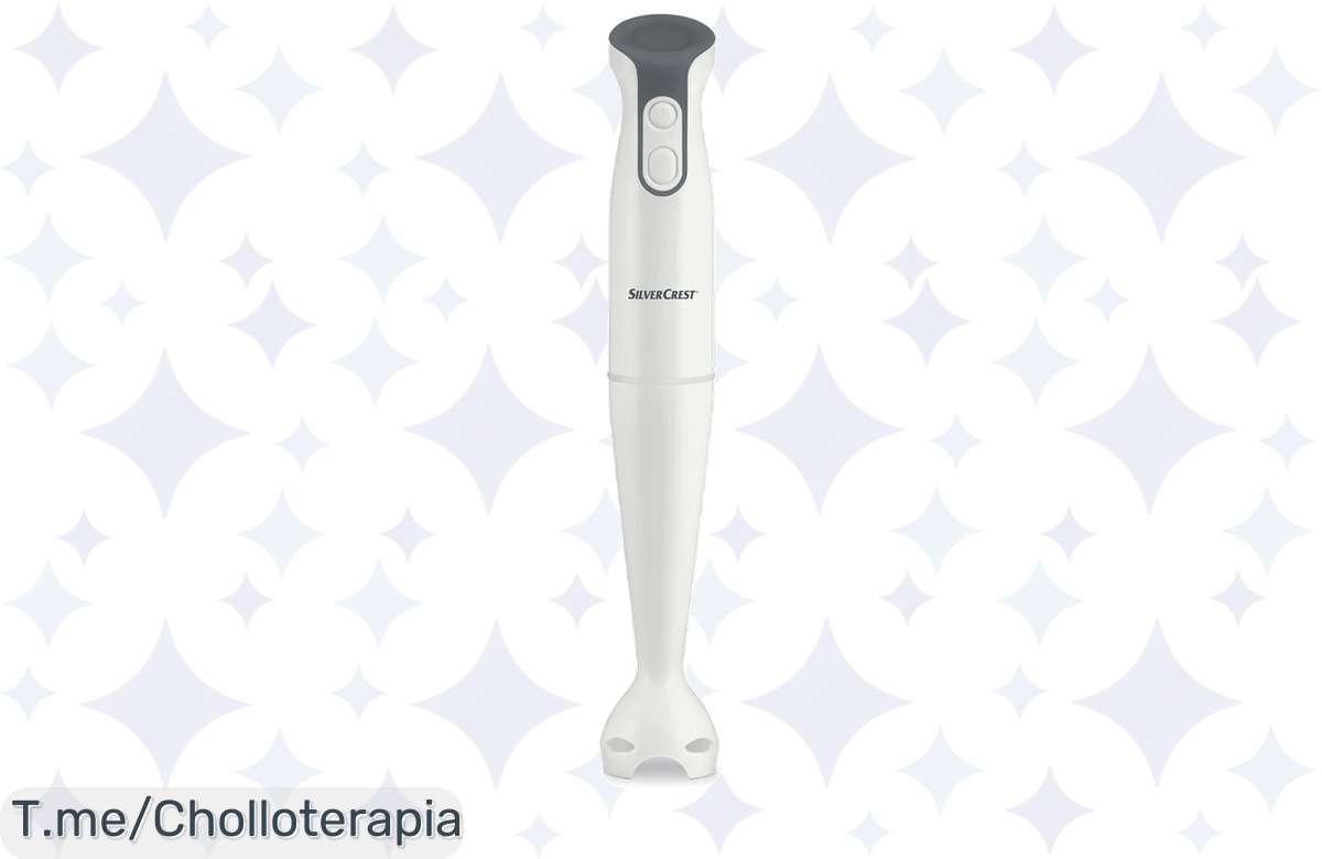 Transforma tu cocina con la batidora de brazo 350 W, ¡un super chollo que hará tus recetas en un instante! Aprovecha este ofertón por tiempo limitado y compra ya.