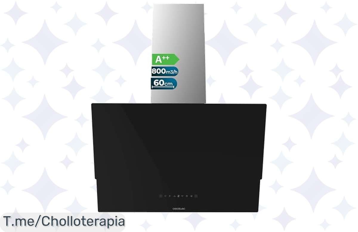 Transforma tu cocina con la campana Cecotec Bolero Flux: diseño elegante, succión brutal y control fácil. Ofertón limitado, ¡aprovéchalo antes de que se acabe!
