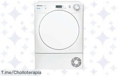 Transforma tu colada con la Candy Smart C8LFS: Secado perfecto sin esfuerzo y a precio loco Aprovecha este ofertón limitado y cuida tus prendas hoy mismo