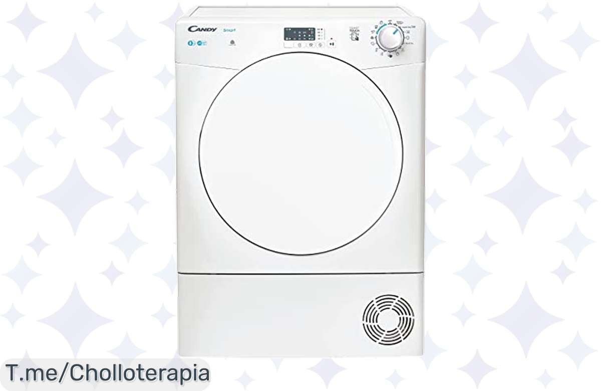 Transforma tu colada con la Candy Smart C8LFS: Secado perfecto sin esfuerzo y a precio loco. Aprovecha este ofertón limitado y cuida tus prendas hoy mismo.