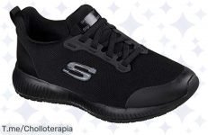 Transforma tu día con las Skechers Squad Sr: comodidad espectacular y suela antideslizante a precio loco ¡Aprovecha este ofertón limitado y compra ya!