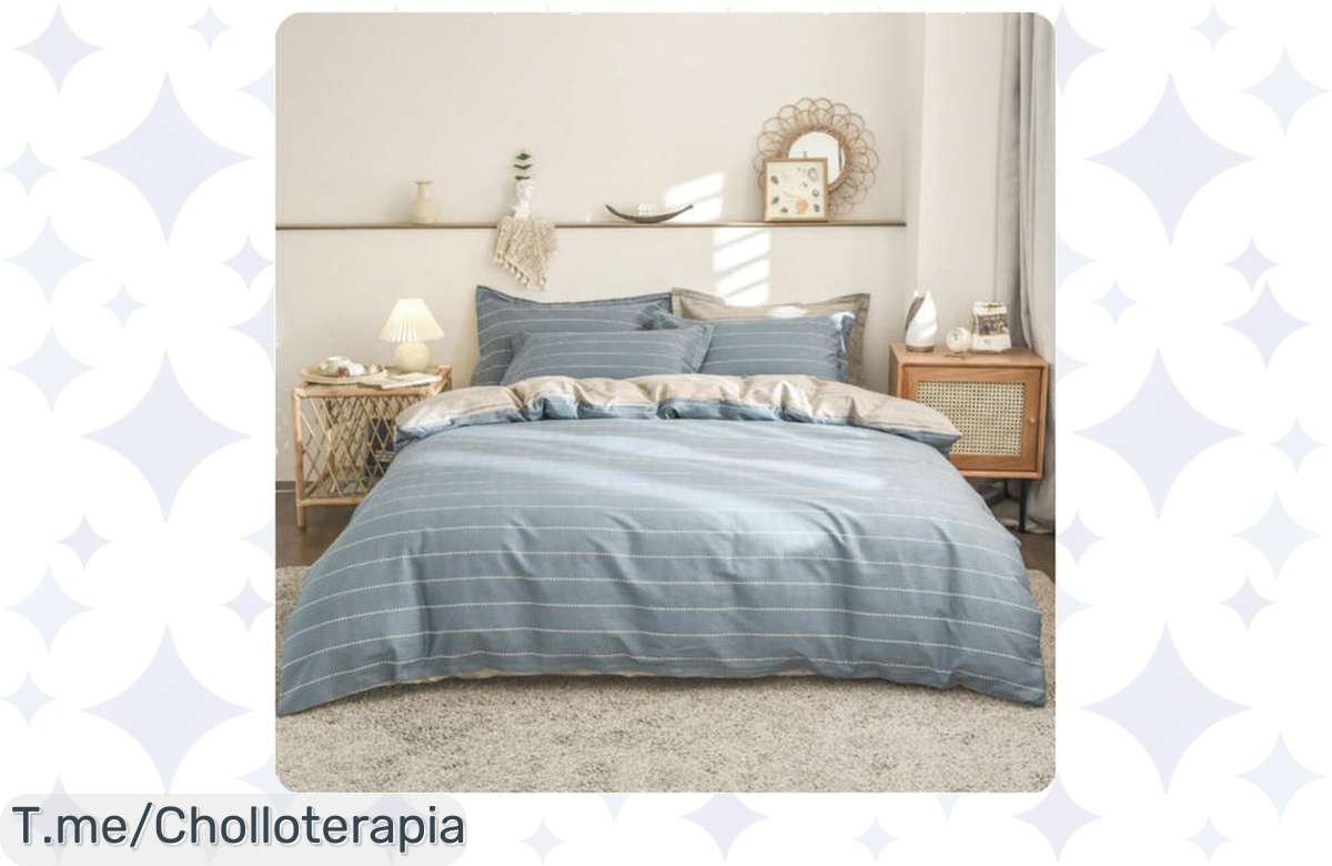 Transforma tu dormitorio con la funda nórdica aleatoria a un precio loco y sorprendente: 3 piezas de suavidad única que renovarán tus noches. ¡Aprovecha este ofertón, solo por tiempo limitado!