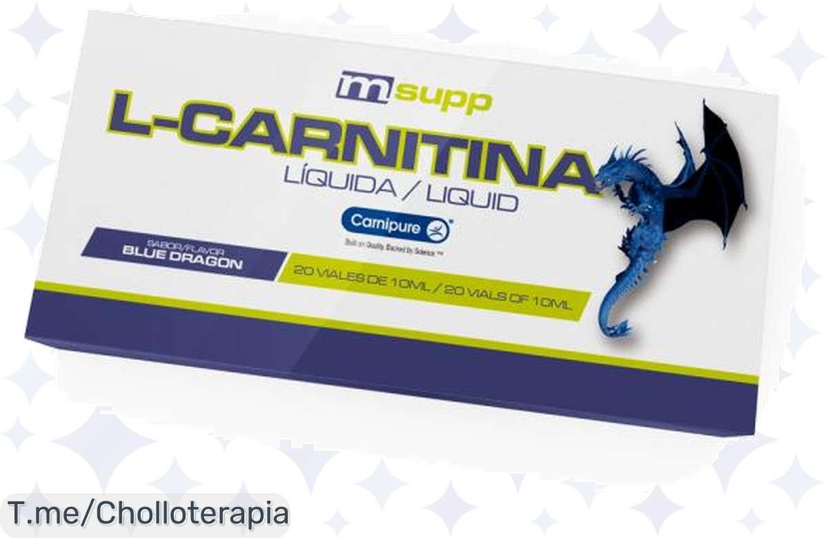 Transforma tu energía y activa tu metabolismo con L-Carnitina de MM Supplements a un precio loco, ¡ofertón limitado! Quema grasa y mejora tu rendimiento, actúa ya