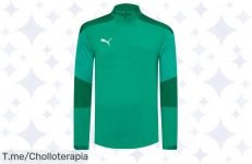 Transforma tu entrenamiento con la PUMA teamFINAL 1-4Zip Sudadera, un super chollo que mejora tu estilo y rendimiento No pierdas esta oferta limitada y actúa ya